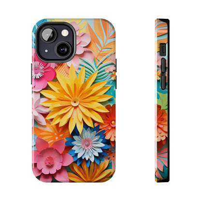 iPhone 12 Pro Max Artistry: Paper Floral Design – Crafted Elegance for iPhone 13 Pro and iPhone XR Enthusiasts