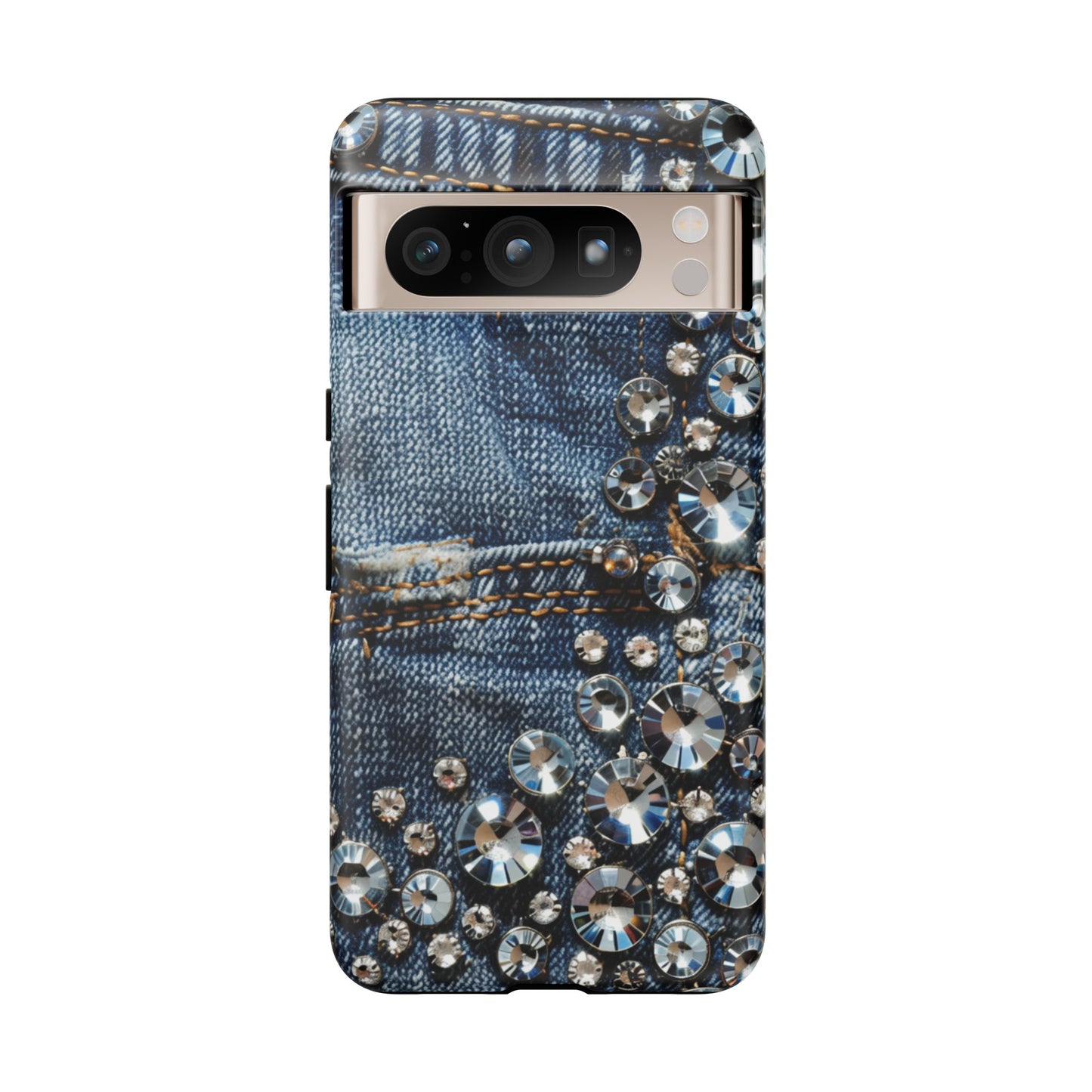 Blue Jean Queen Rhinestone Bling Phone Case