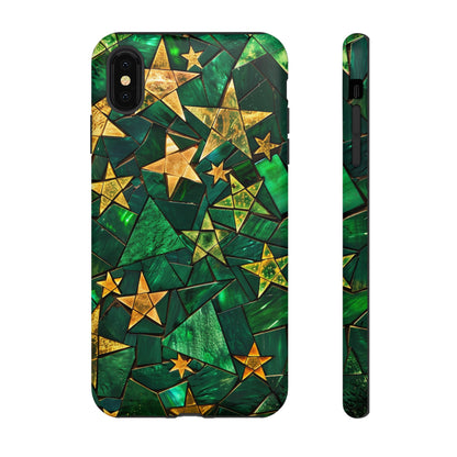 Green Celestial Stained Glass Mosaic Phone Case