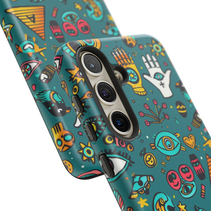 UFOs and Ancient Egypt Talisman Collage Phone Case