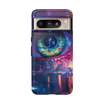 Eye of the Beholder Cyberpunk Art Phone Case