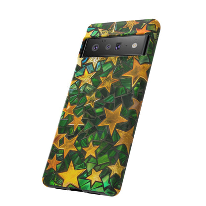 Green Celestial Stained Glass Mosaic Phone Case