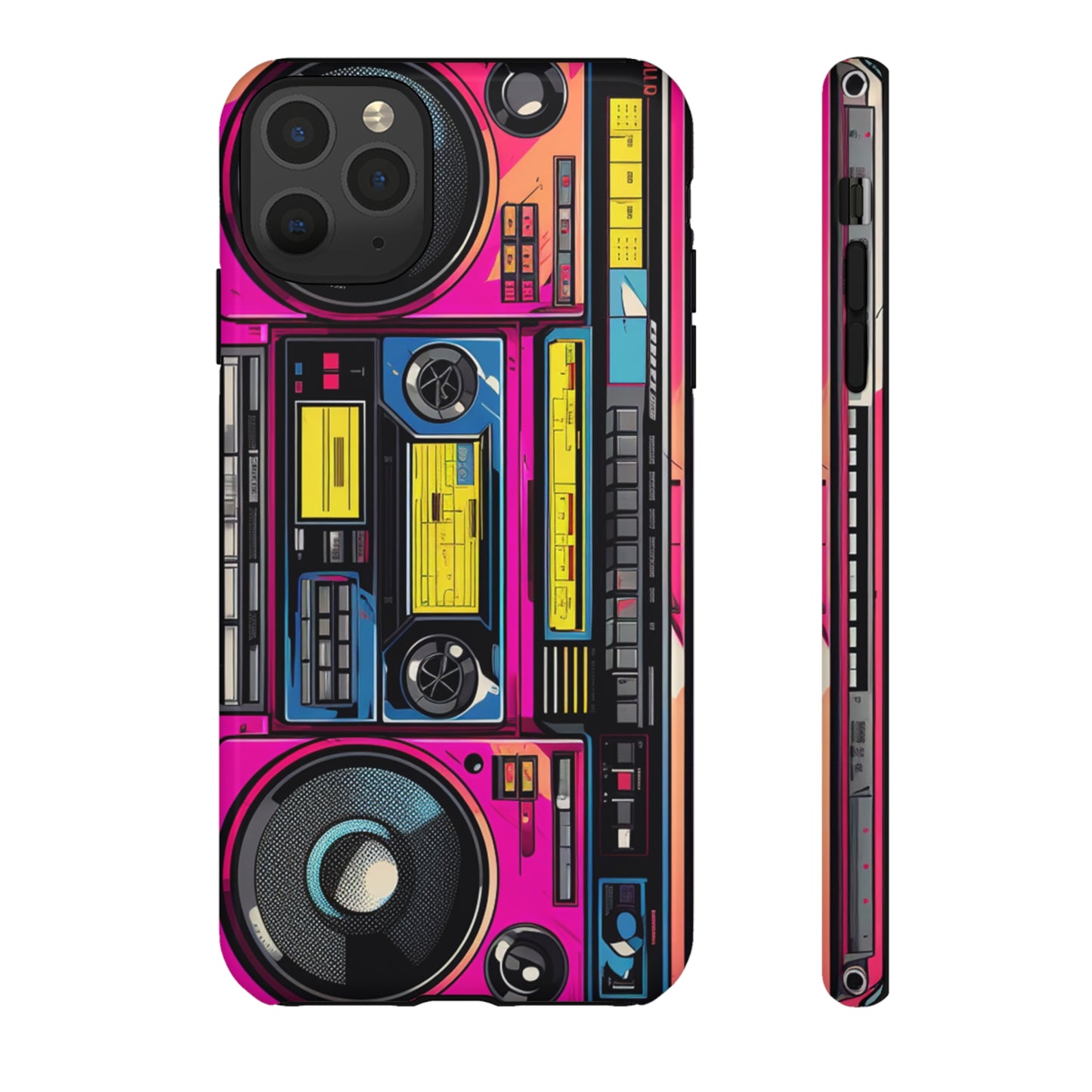 Boombox Hip Hop Music iPhone Case | Embrace Retro Vibes with Urban Beats for Google Pixel, iPhone, and Samsung Cases