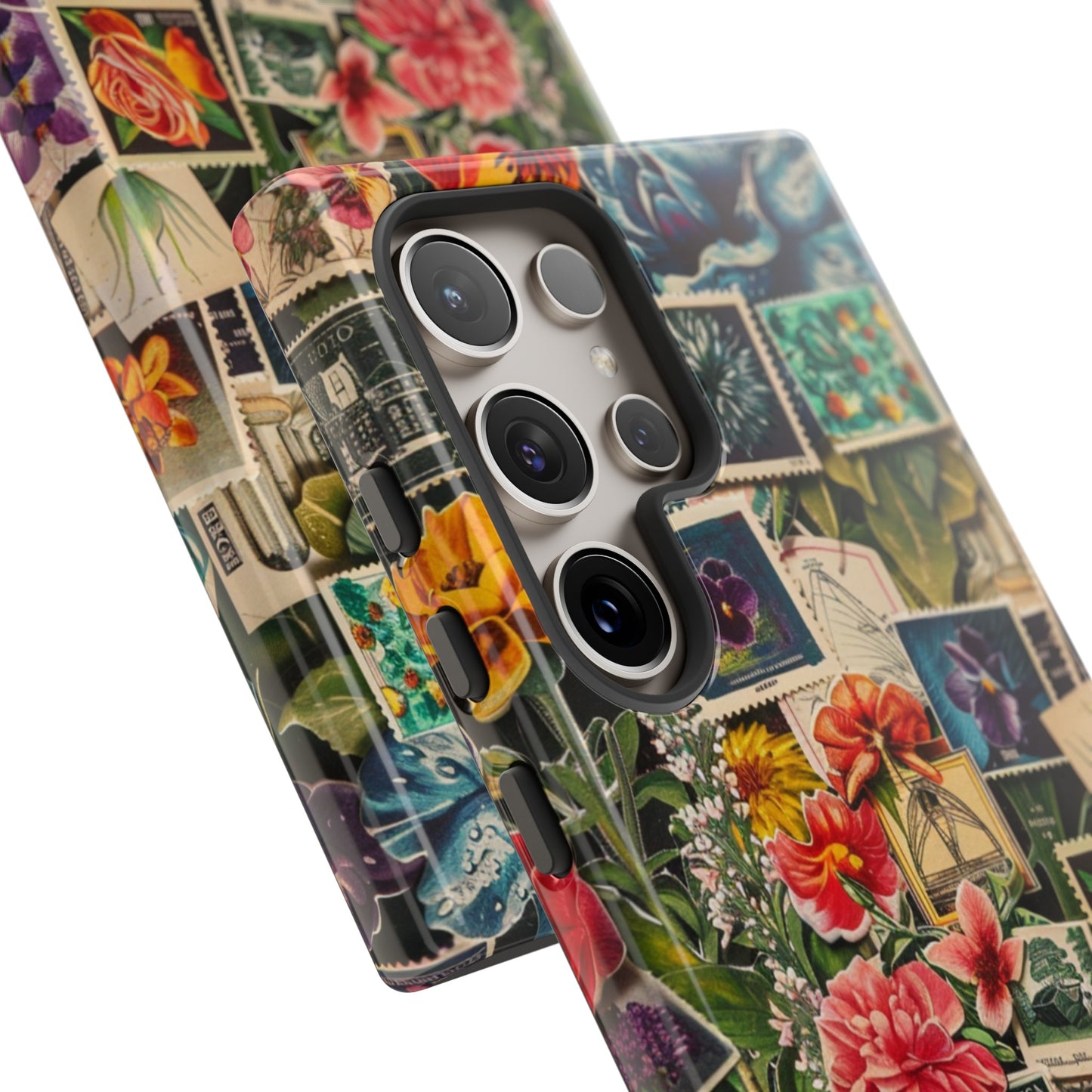 Vintage Floral Stamps Phone Case