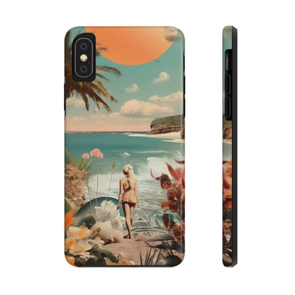 A Day at the Beach iPhone Tough Case | Embrace the Serenity of Coastal Living with Reliable Protection