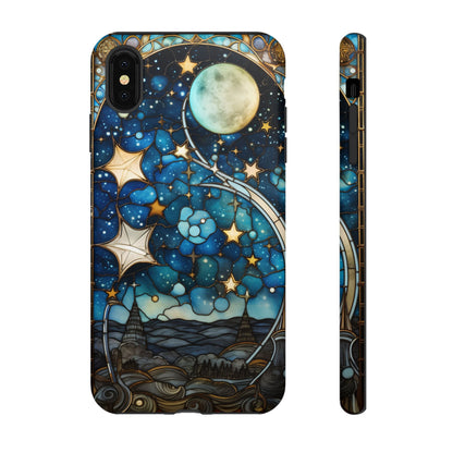 Boho Starry Night Stained Glass Artistry Phone Cover