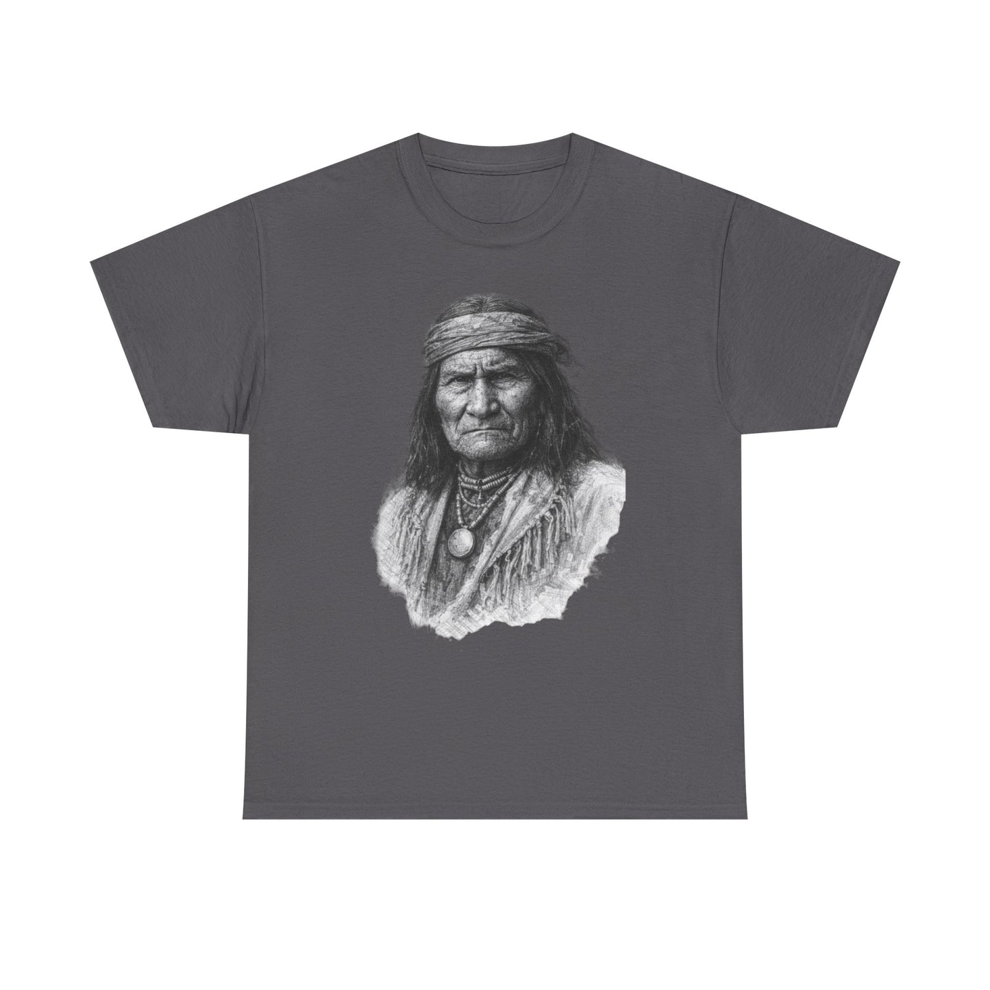 Geronimo Warrior Spirit Freedom T Shirt Native Strength Art Tee