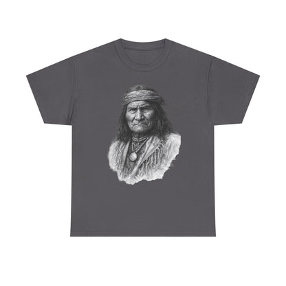 Geronimo Warrior Spirit Freedom T Shirt Native Strength Art Tee