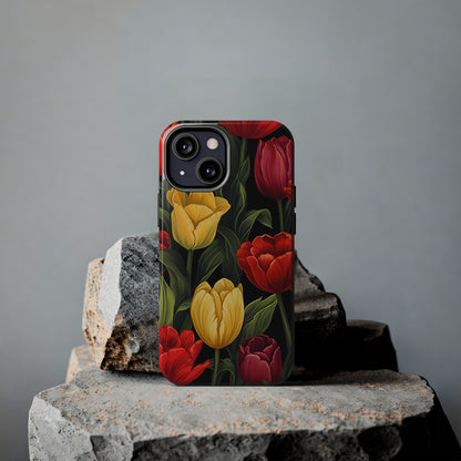 Tulip Floral Aesthetic iPhone Case | Embrace the Beauty of Nature in Full Bloom