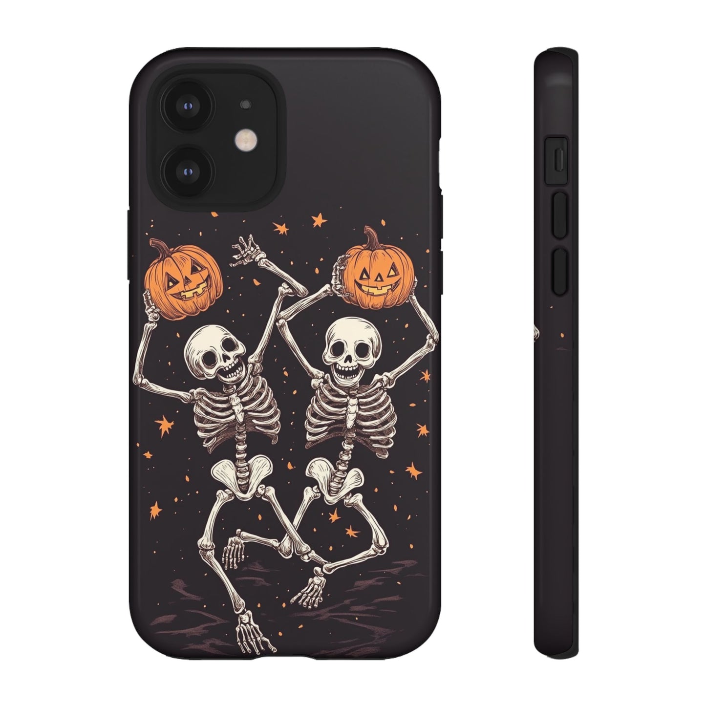 Dancing Skeletons with Jack-o'-Lanterns Phone Cover