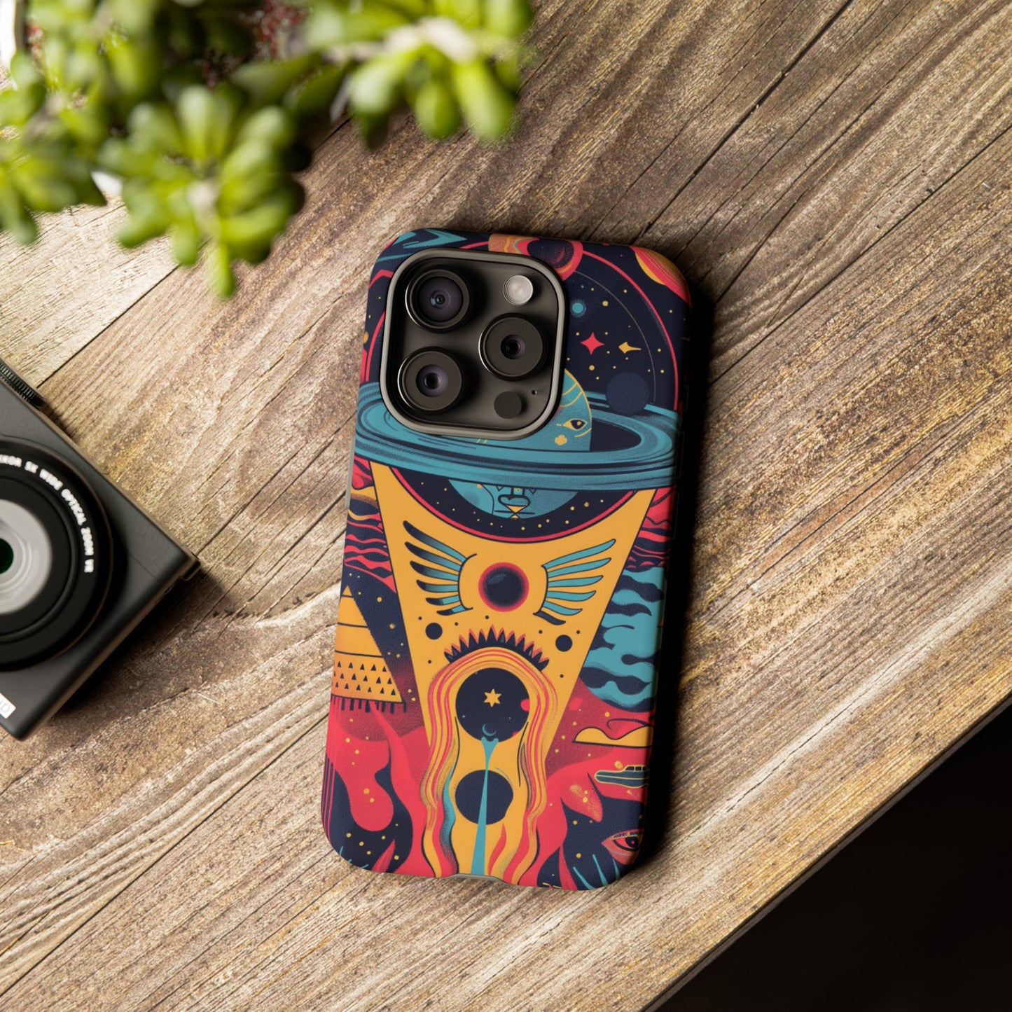 Cosmic Journey Space and Time Phone Case