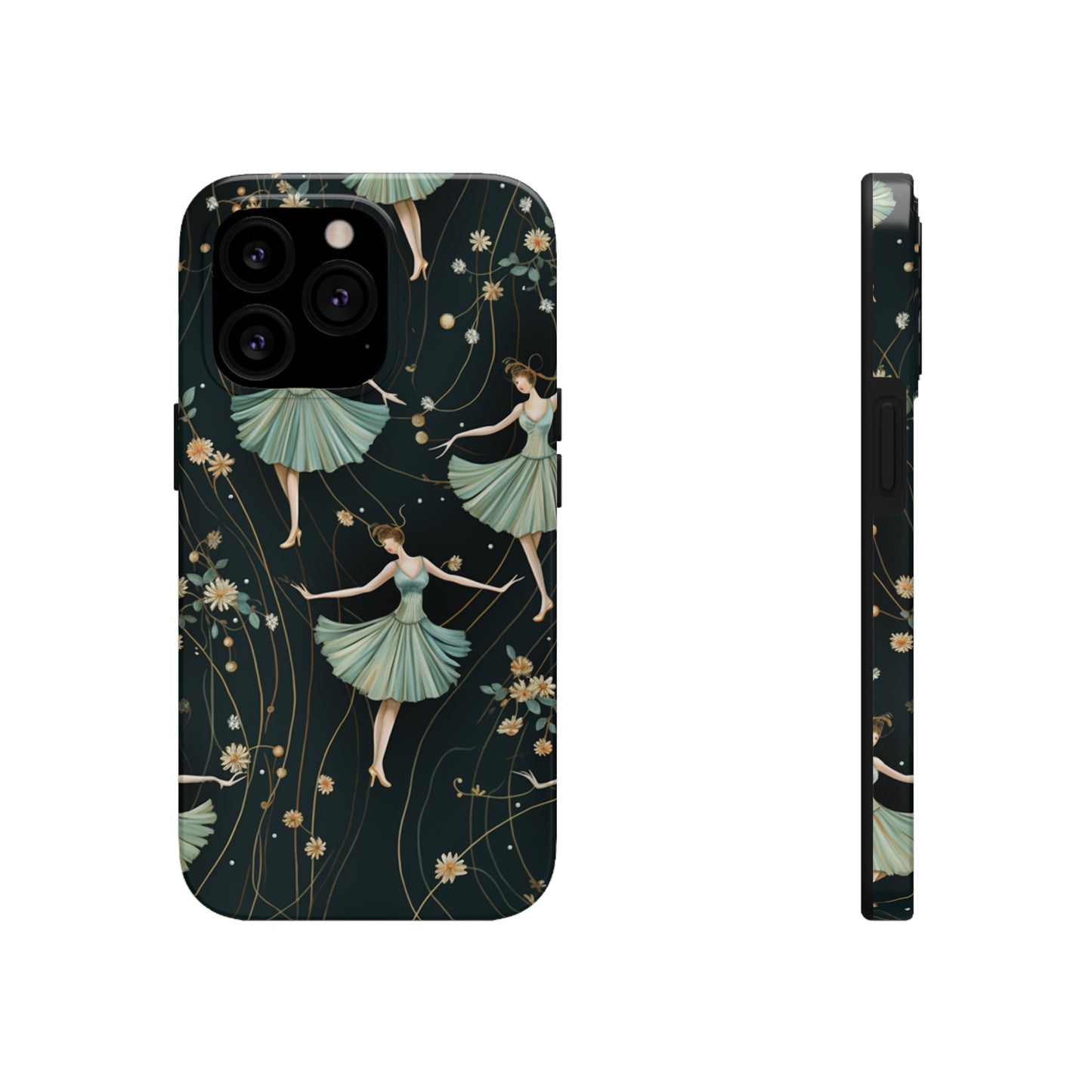 Vintage Style Dancing Ballerina iPhone Case | Embrace Elegance and Grace in Retro Charm