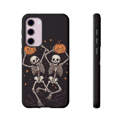 Dancing Skeletons with Jack-o'-Lanterns Phone Cover