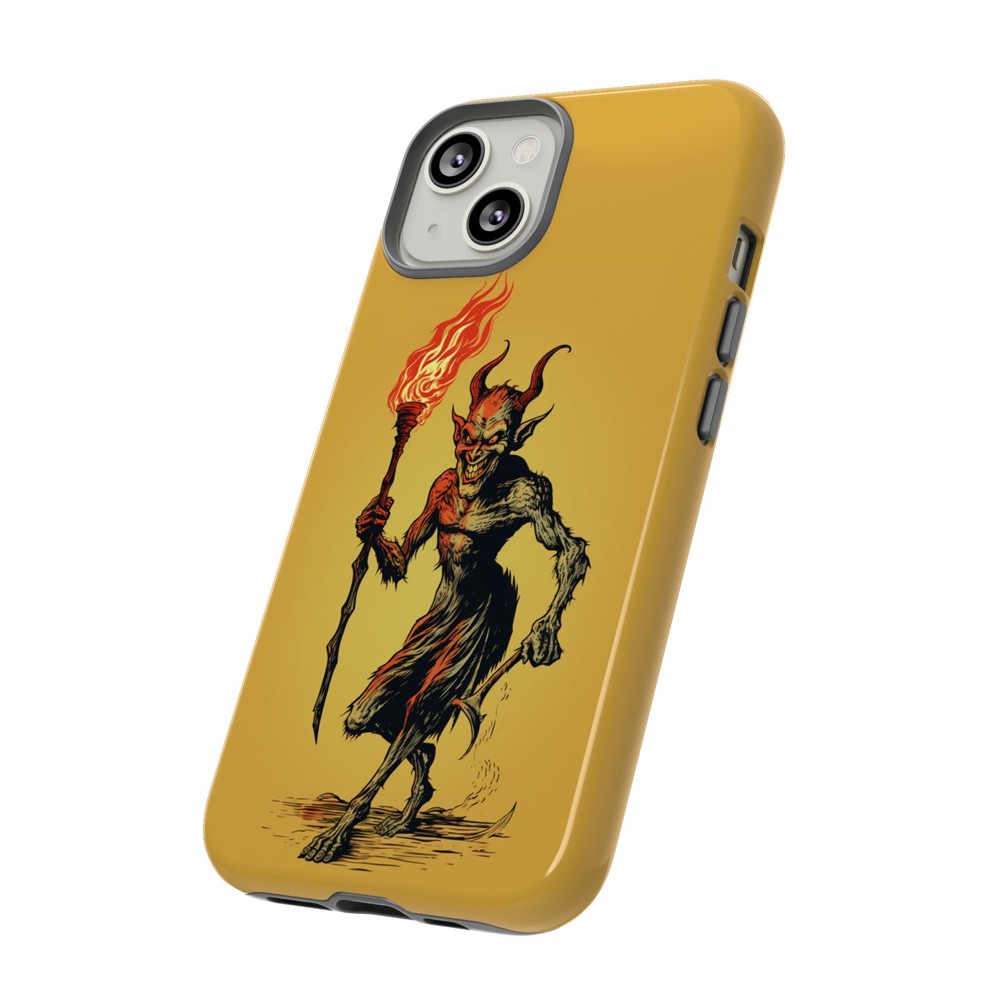 Playful devil-themed phone cover for iPhone 13 Pro Max