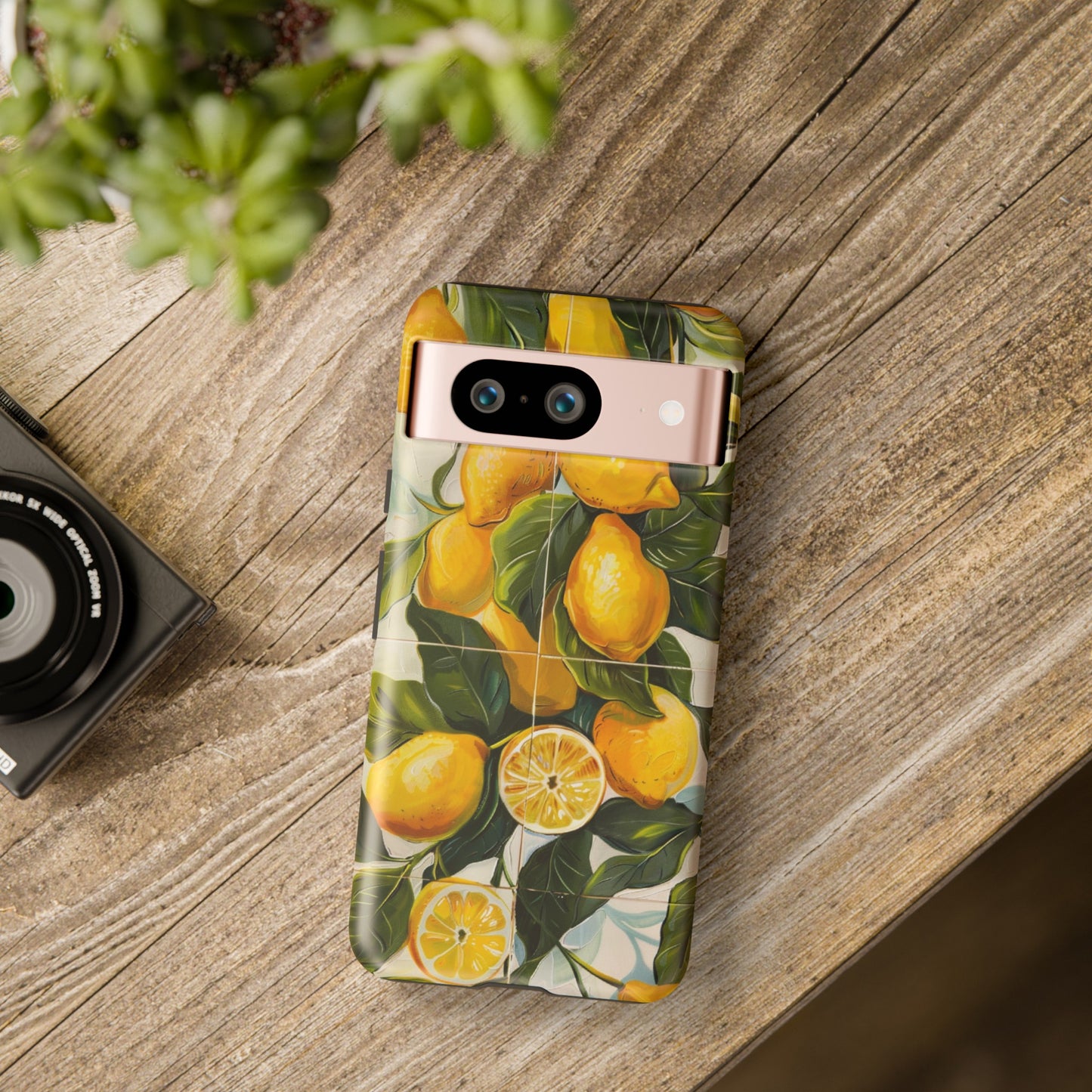 Mediterranean Lemon Italian Tile iPhone 14 Case