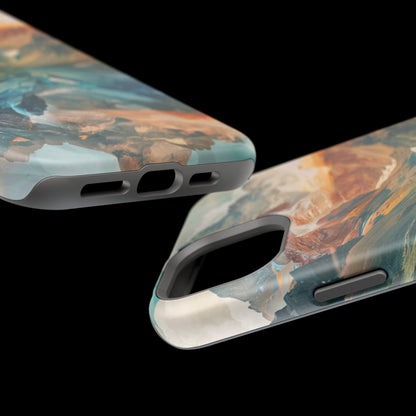 Reflections Mountain Sunset Lake MagSafe Phone Case