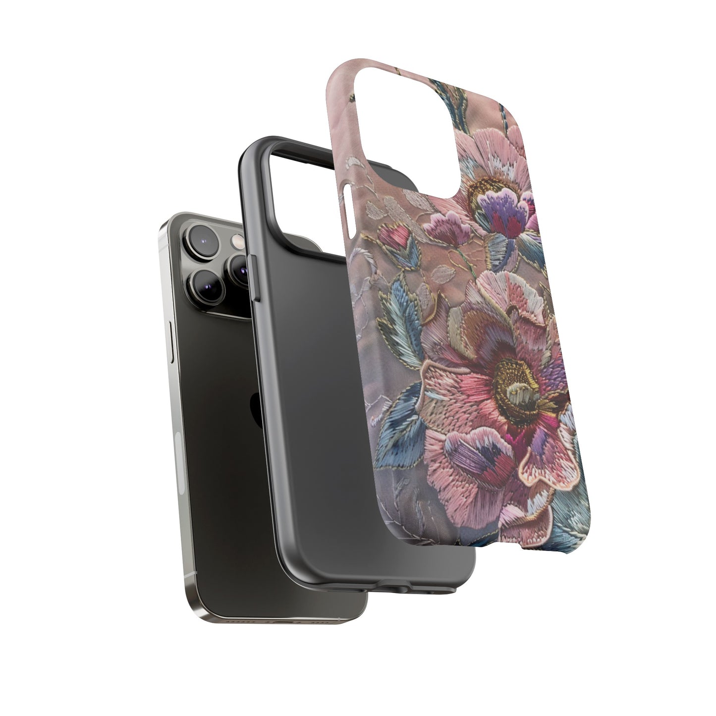 Coquette Embroidery Aesthetic Floral iPhone 14 Case