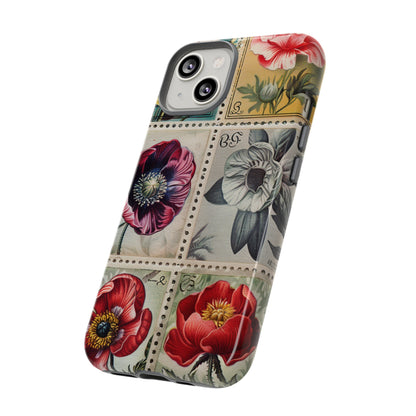 Vintage Floral Stamps Phone Case