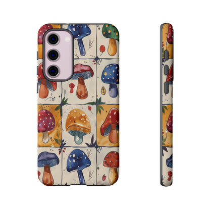 Trippy Magic Mushroom Toadstools Phone Case