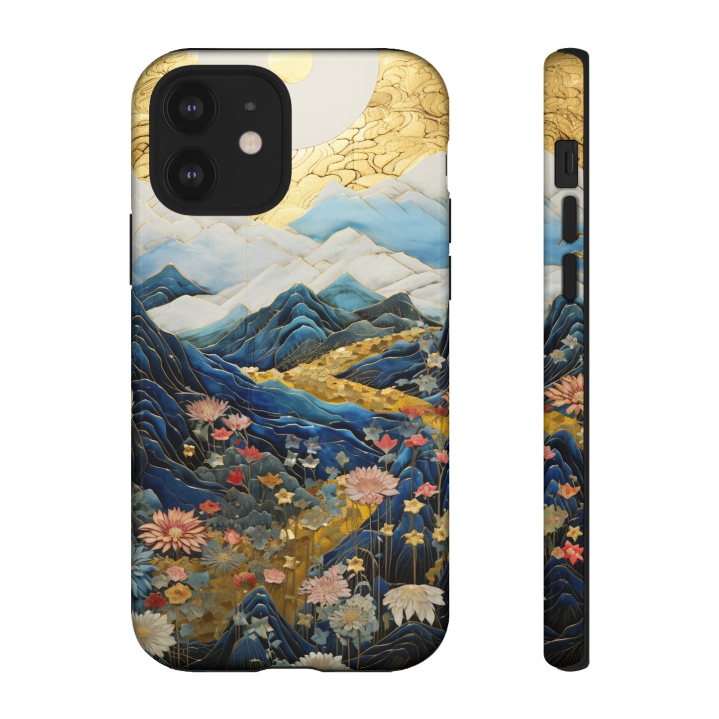 Chiyogami Floral Tough iPhone Case Japanese Boho