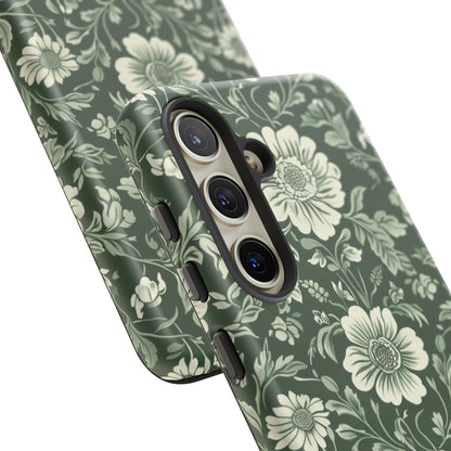 Floral Sage Green Wildflower Phone Case