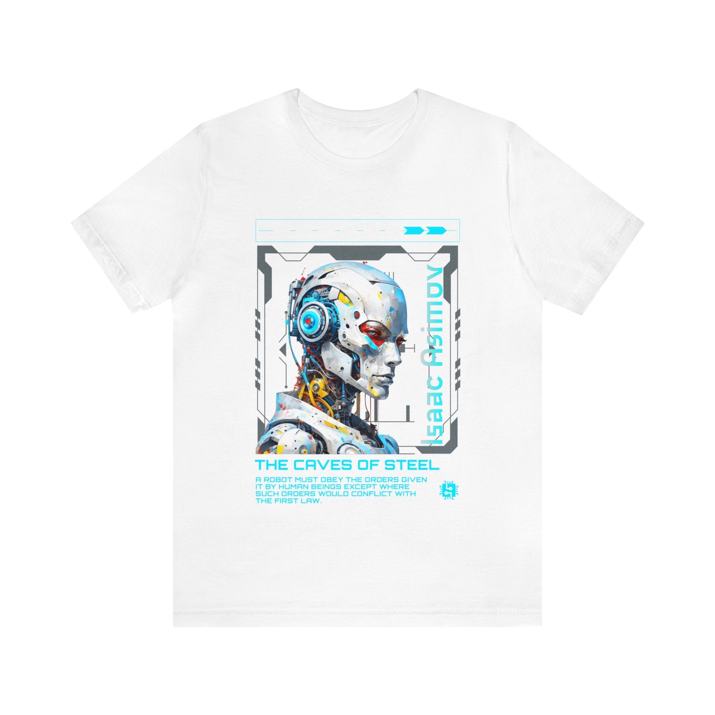 Isaac Asimov, The Caves of Steel Robot t-Shirt