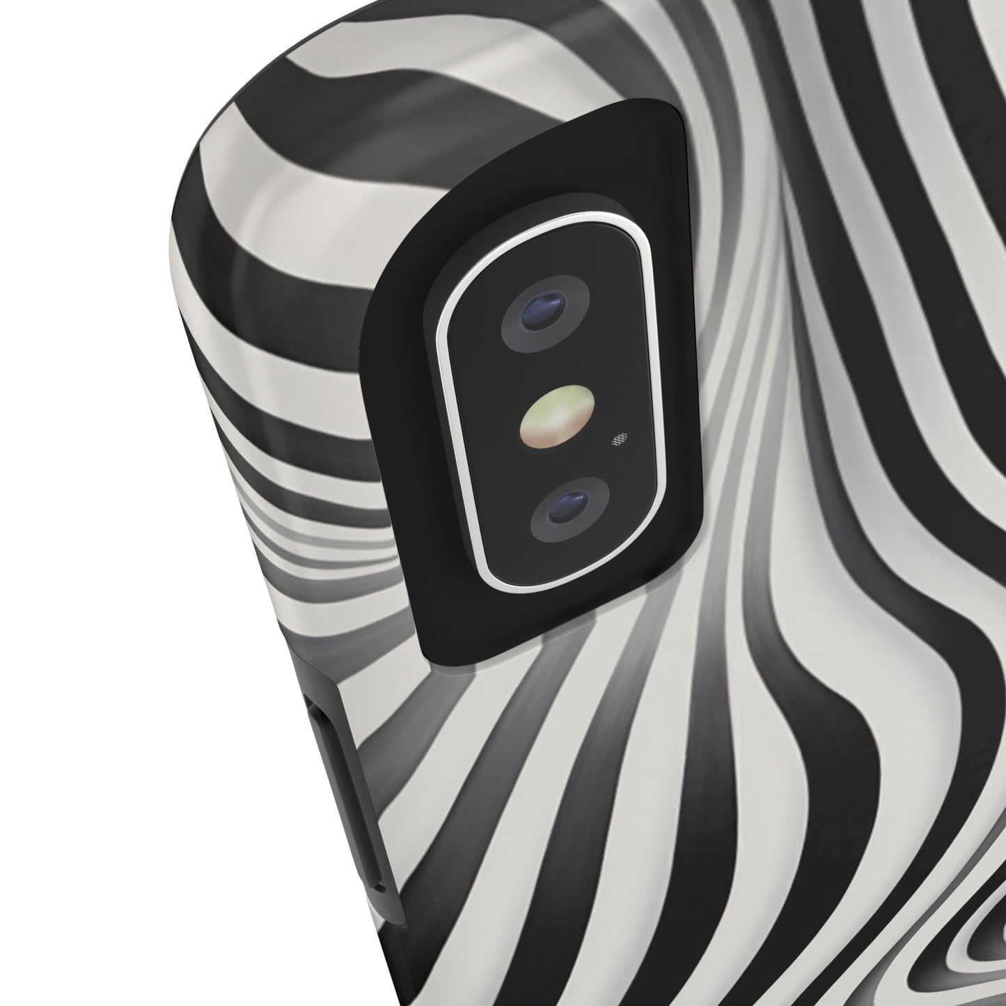 Twist Your Perception: Optical Illusion Tough Case for Apple iPhone Models – Where Art Meets Function