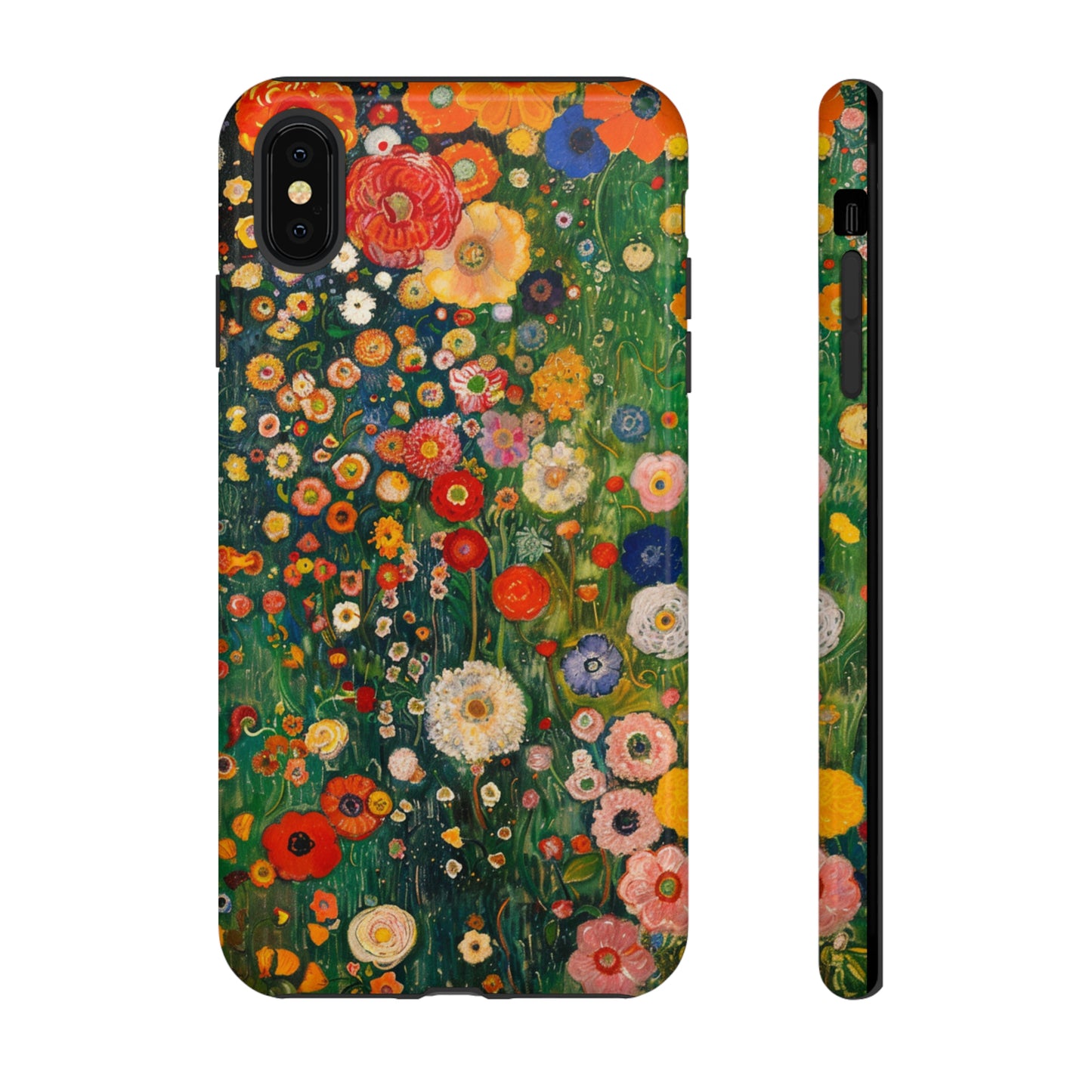 Gustav Klimt Style Flower Garden Painting Phone Case