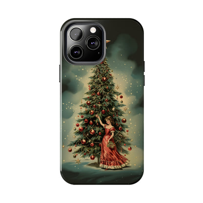 Retro Christmas phone case for iPhone 12