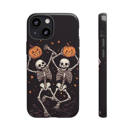 Dancing Skeletons with Jack-o'-Lanterns Phone Cover