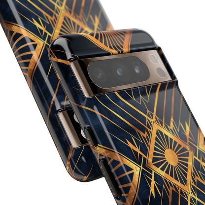 Art Deco Phone Case Vintage Geometric Pattern