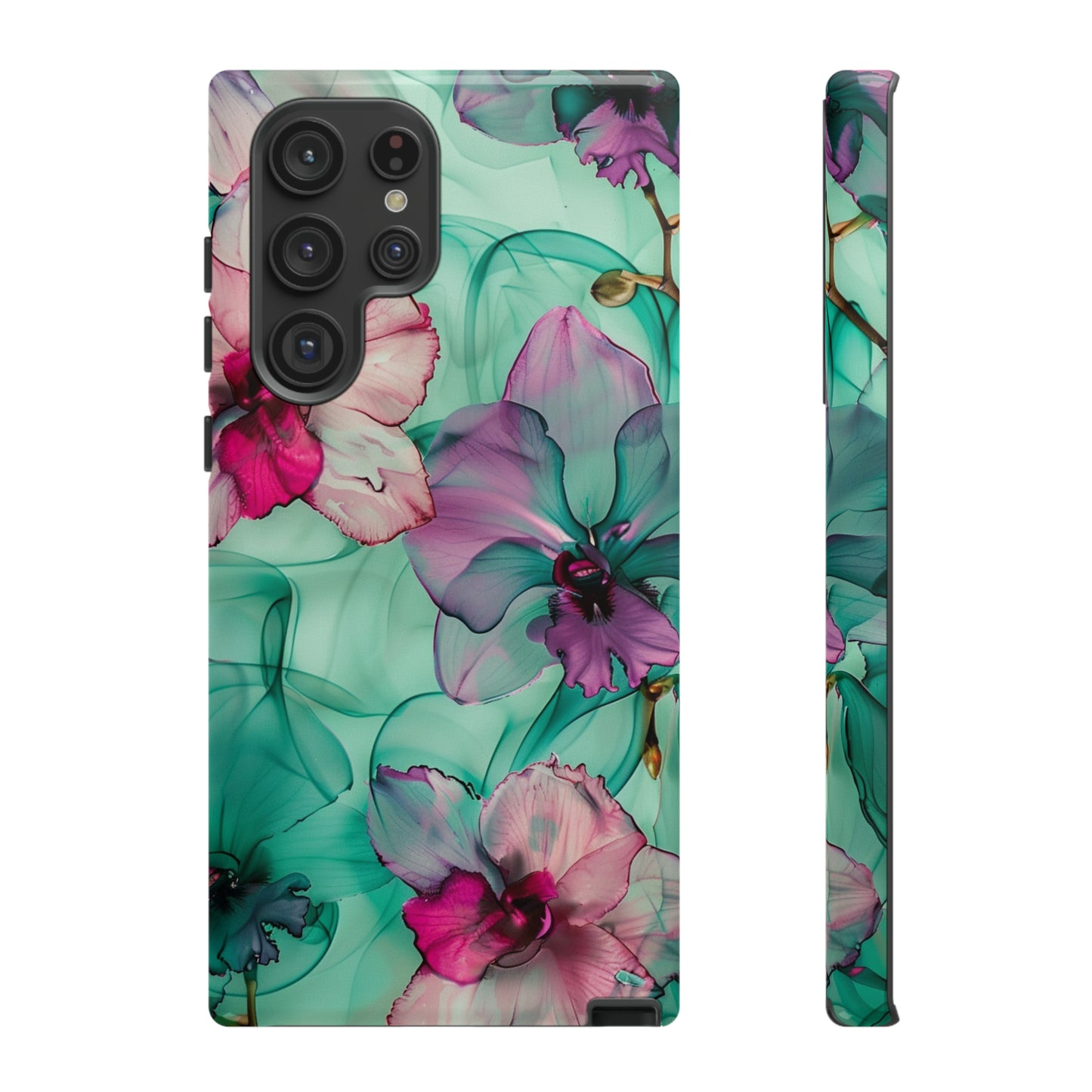 Watercolor Floral Orchids Phone Case