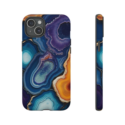 Agate Slice Geode Elegance: Natural Beauty Phone Case