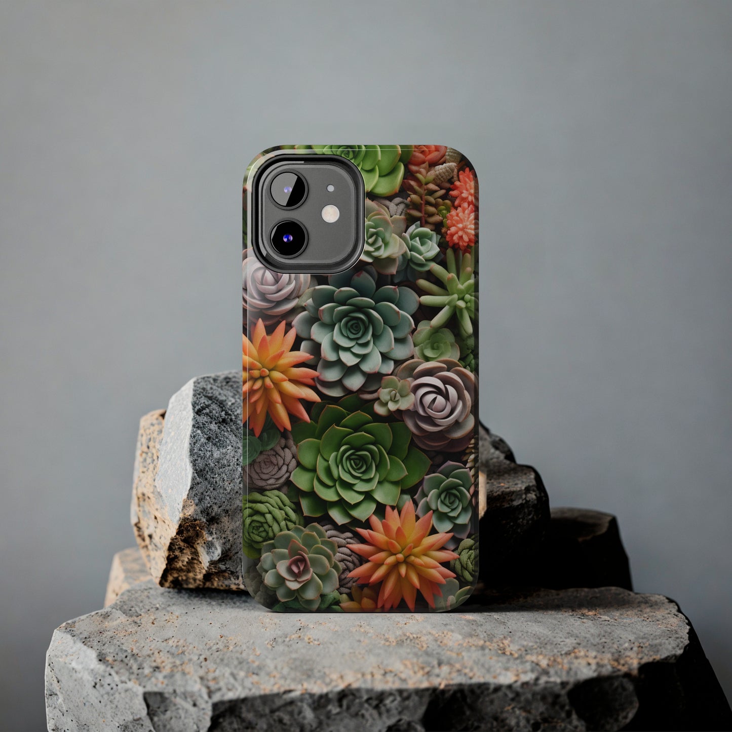 Succulent Desert Cactus Floral iPhone Case | Embrace the Beauty of Arid Elegance