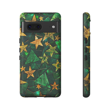 Green Celestial Stained Glass Mosaic Phone Case