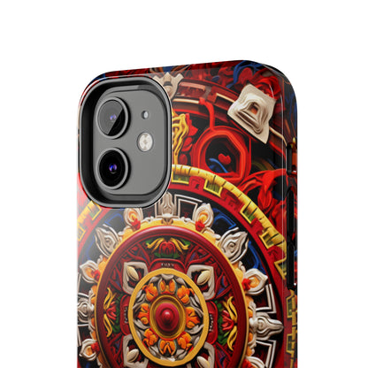 Mystical Visions: Psychedelic Tibet Mandala | Buddhist iPhone Case