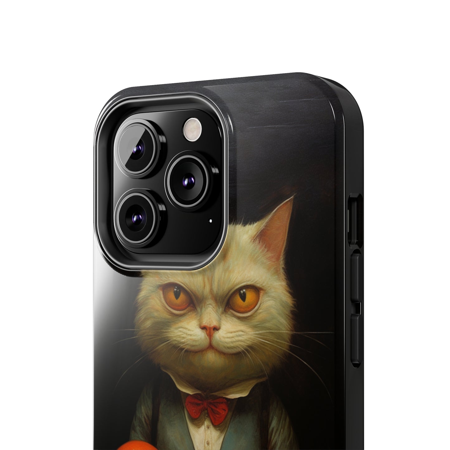 Creepy Spooky Halloween Cat iPhone Case | Dark Academia, Goth