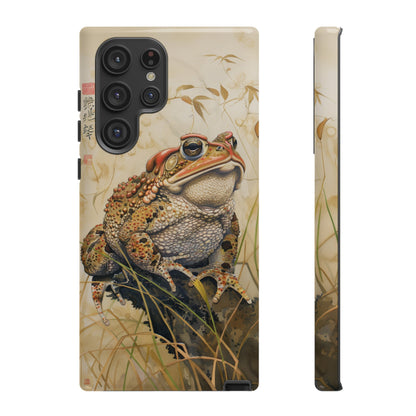 Toad on a Branch Japanese Style Art Painting Phone Case