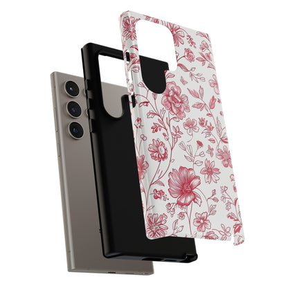 Pink Floral Wildflower Phone Case