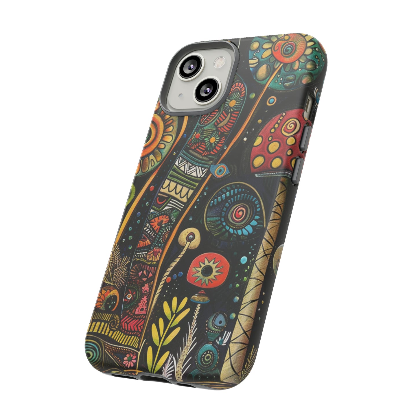 Retro 1960s Psychedelic Flowers Phone Case