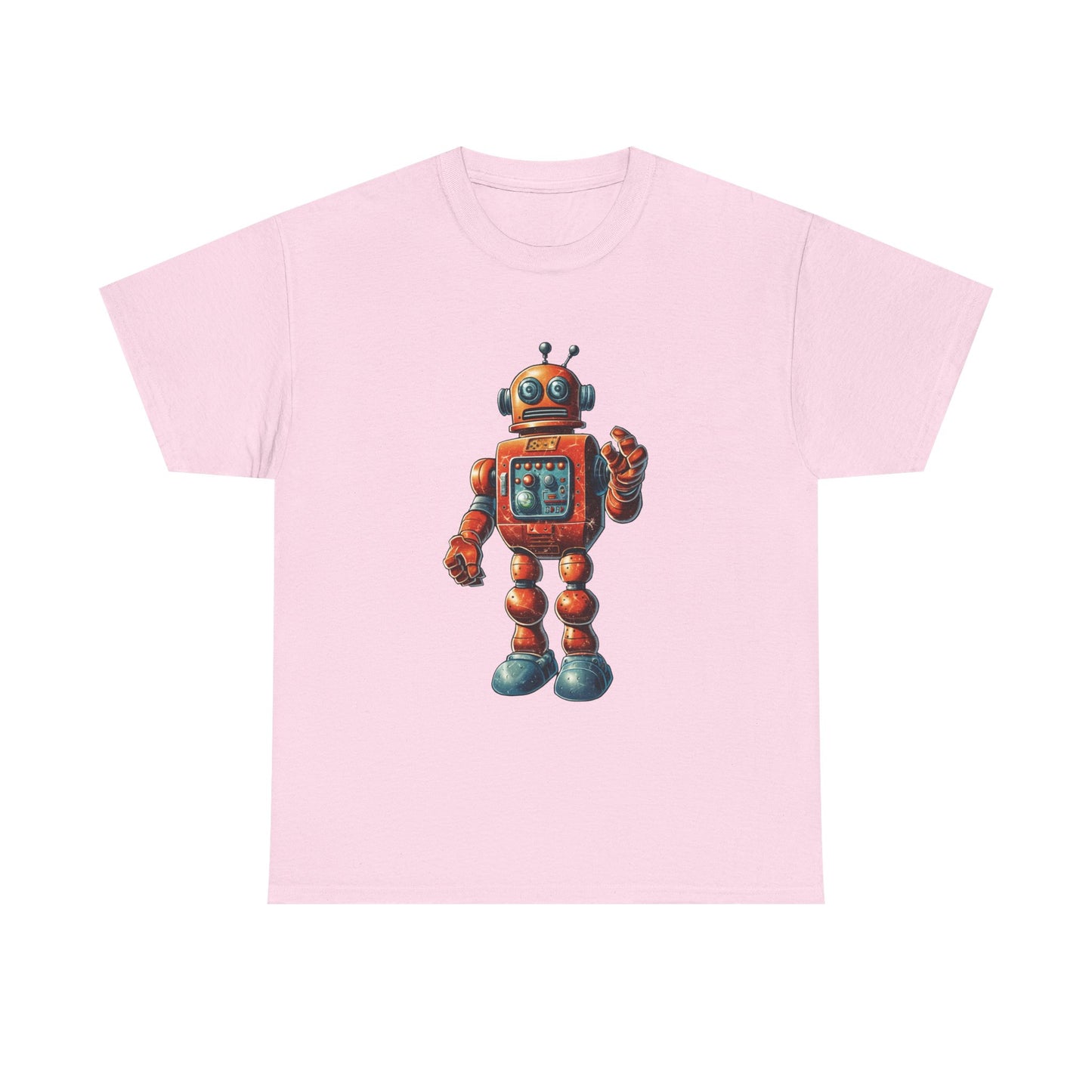 Cute Vintage 60s Robot Toy Sci Fi T Shirt Retro Space Nerd Tee