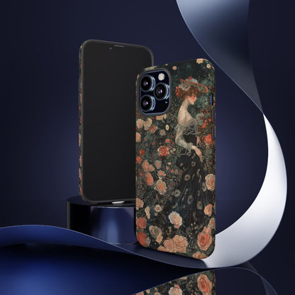 Art Nouveau French Floral Beauty Painting Phone Case