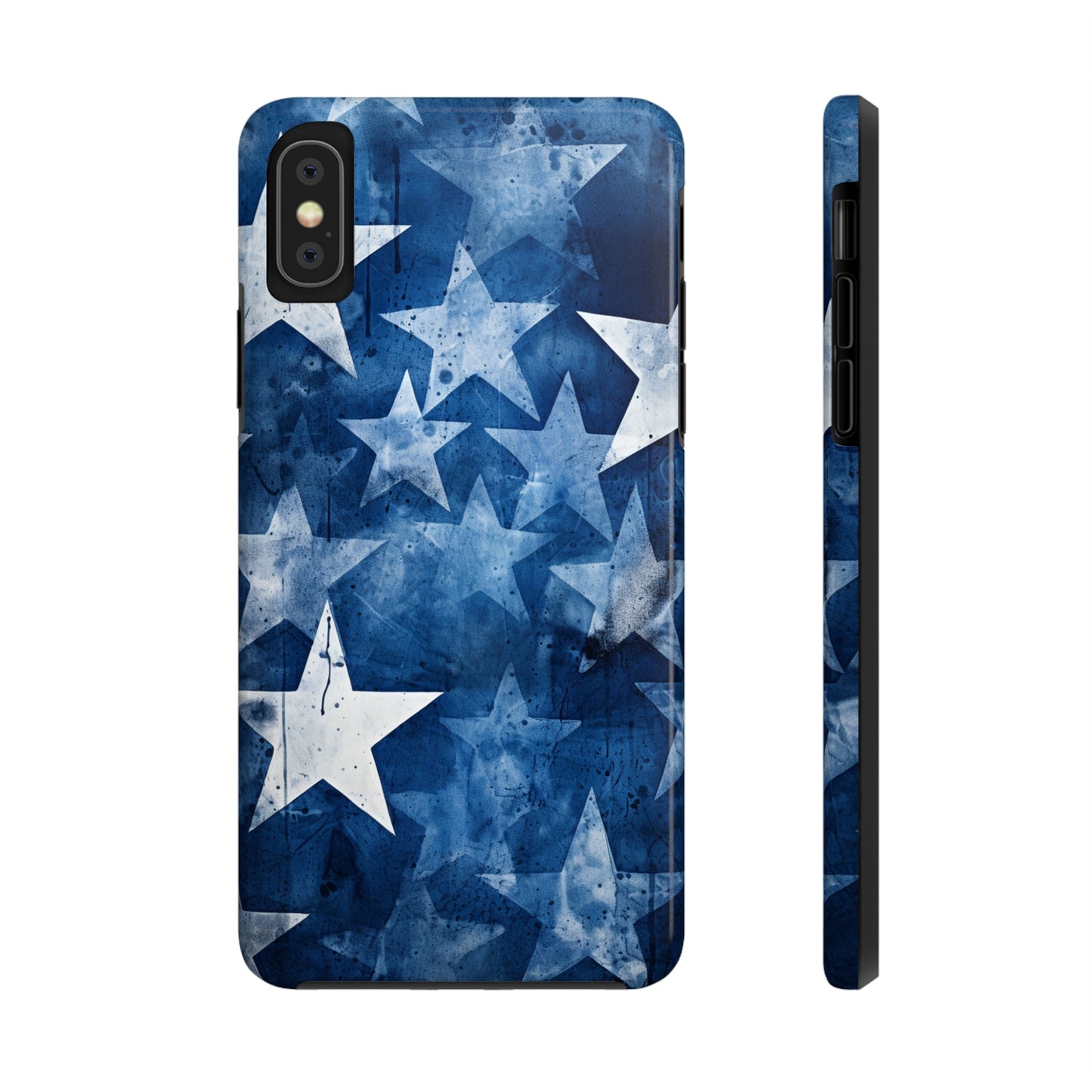 Starry Nights: Denim Dreams | Celestial Star-Patterned iPhone Case