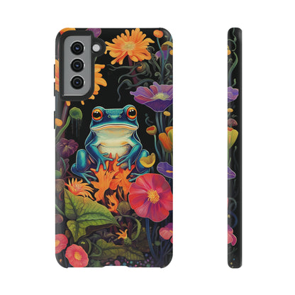 Floral Frogs Elegance Phone Case for Google Pixel, iPhone & Samsung Galaxy