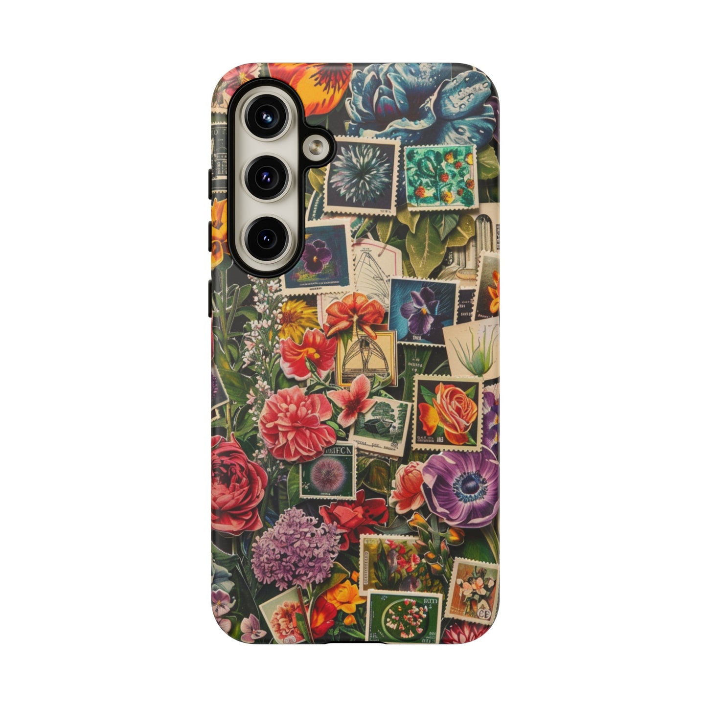 Vintage Floral Stamps Phone Case