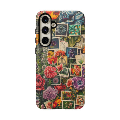 Vintage Floral Stamps Phone Case