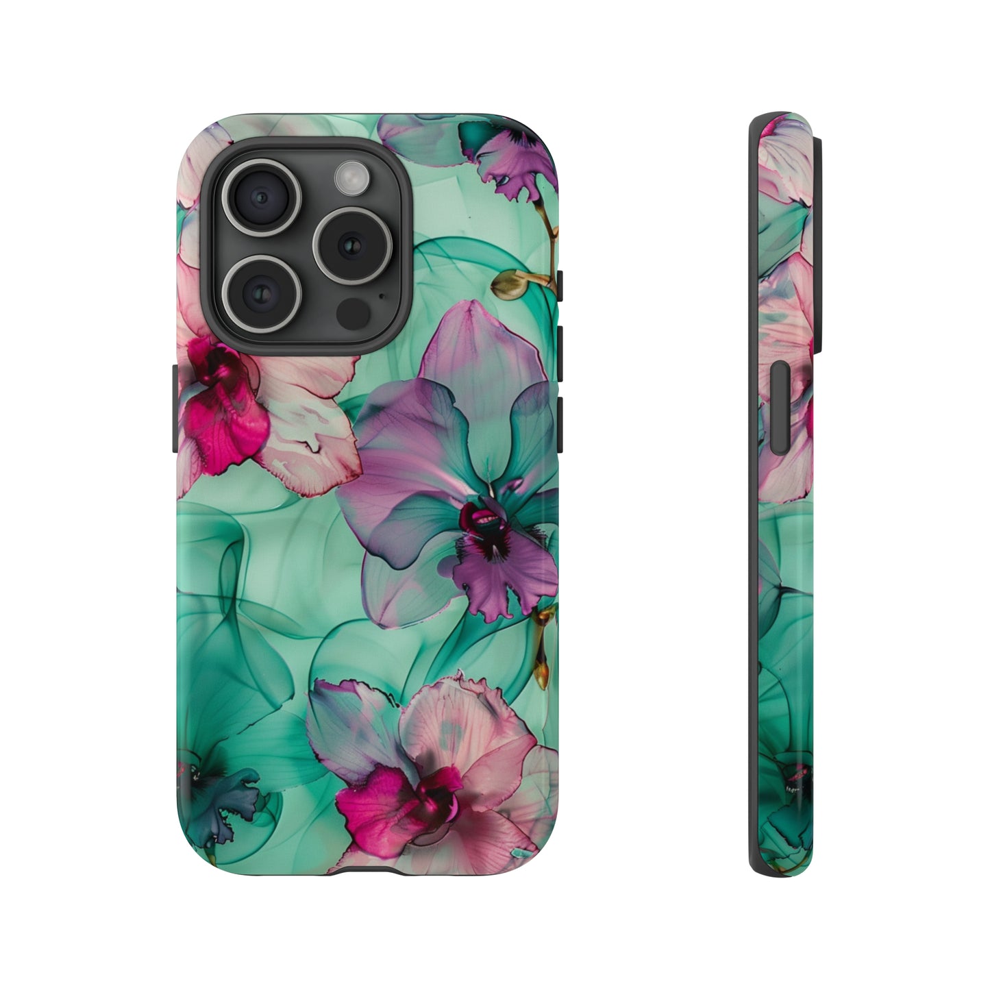 Watercolor Floral Orchids Phone Case