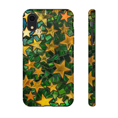 Green Celestial Stained Glass Mosaic Phone Case