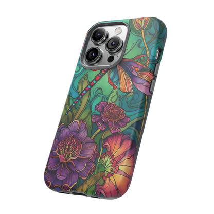 Art Nouveau Dragonfly - A Timeless Symbol of Elegance for Google Pixel, iPhone, and Samsung Cases