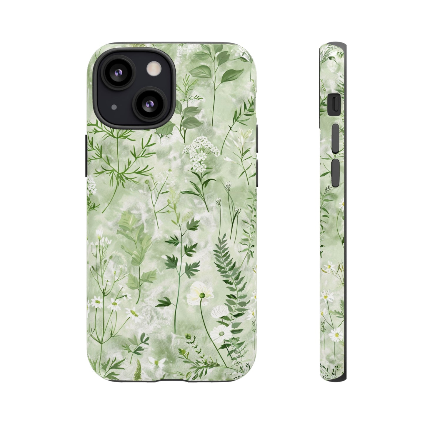 Floral Sage Green Wildflower Phone Case